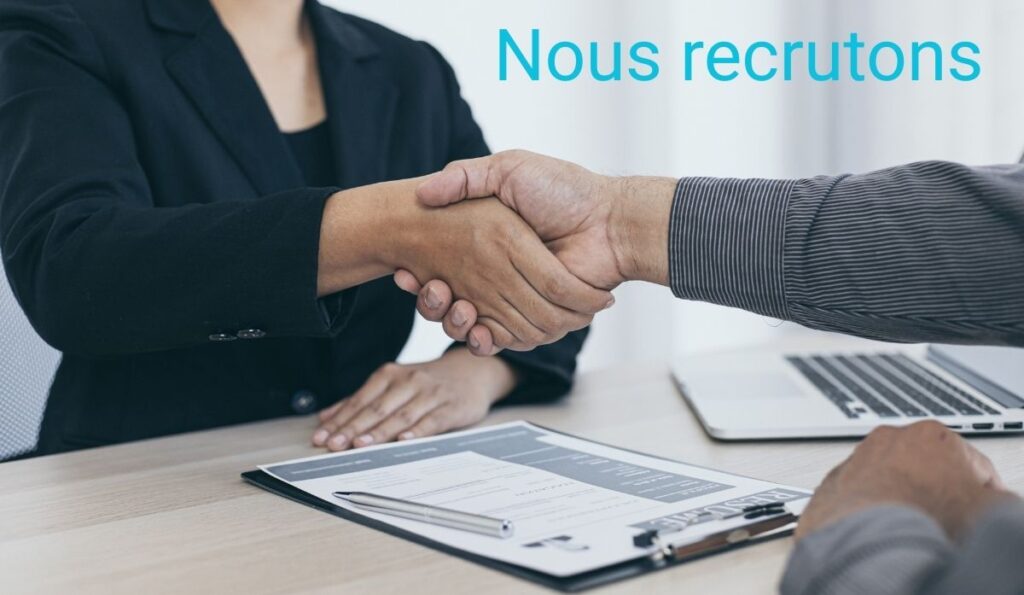 poignée de main pour recrutement